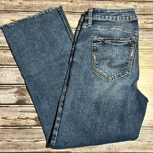 Silver Jeans Women's Slim Boot Blue Denim